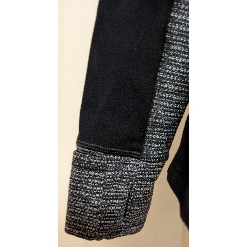 Women's Lululemon Race Your Pace 1/2 Zip Black / Coco Pique Black Pullover Top 6 - Picture 7 of 16